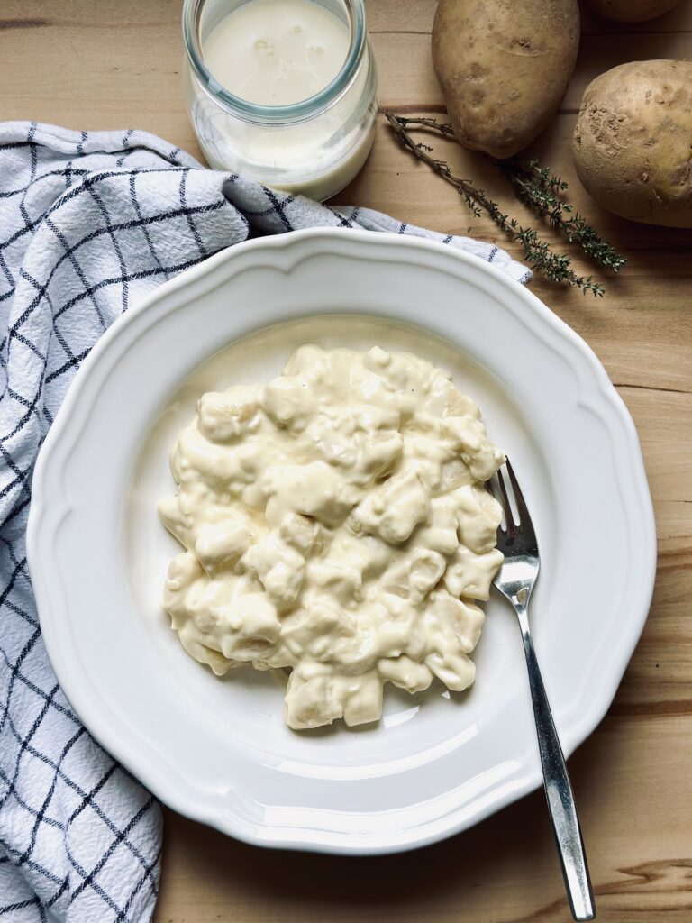 Cremige Gnocci Soße