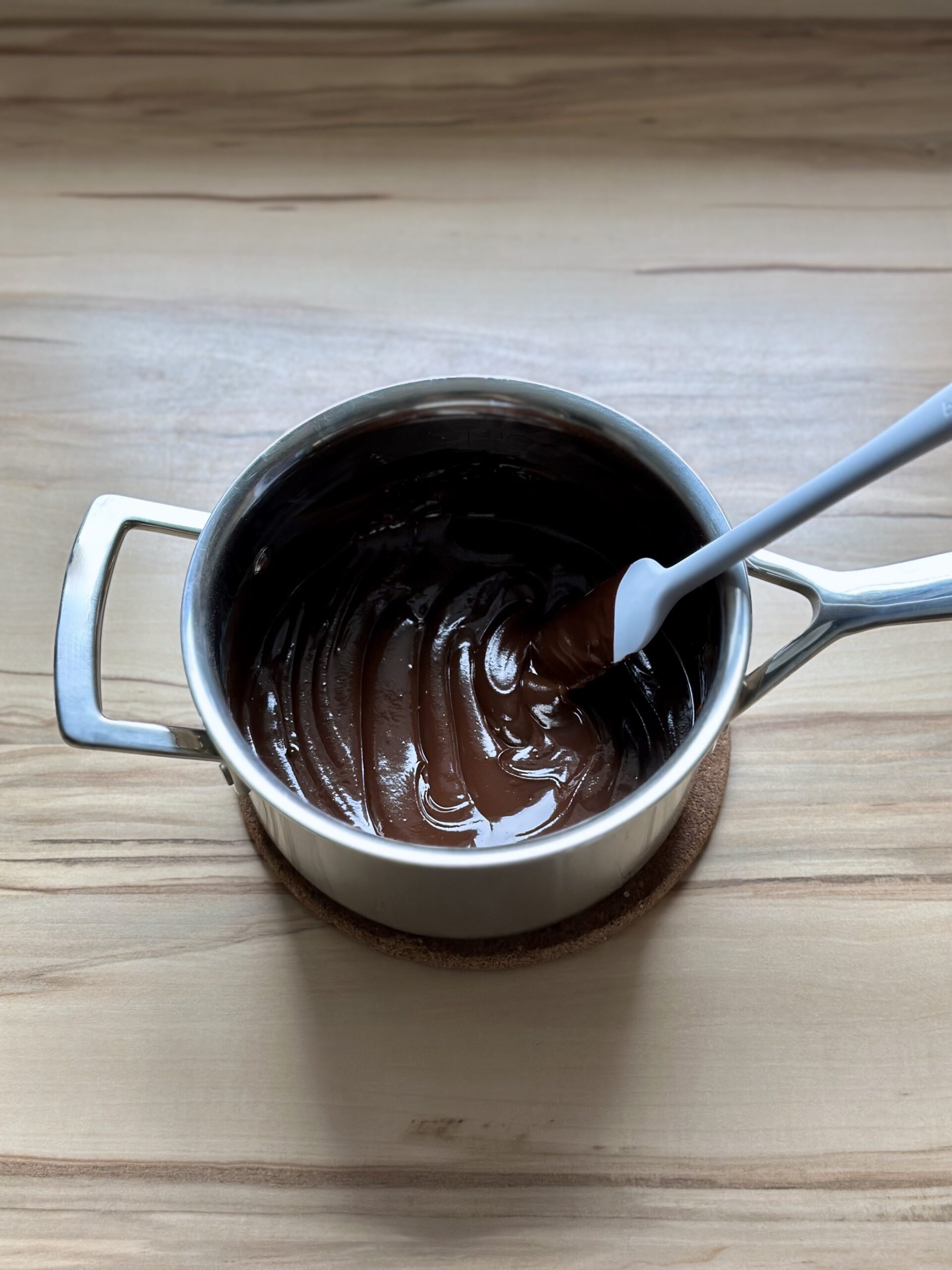 Verrühren bis alles geschmolzen ist.