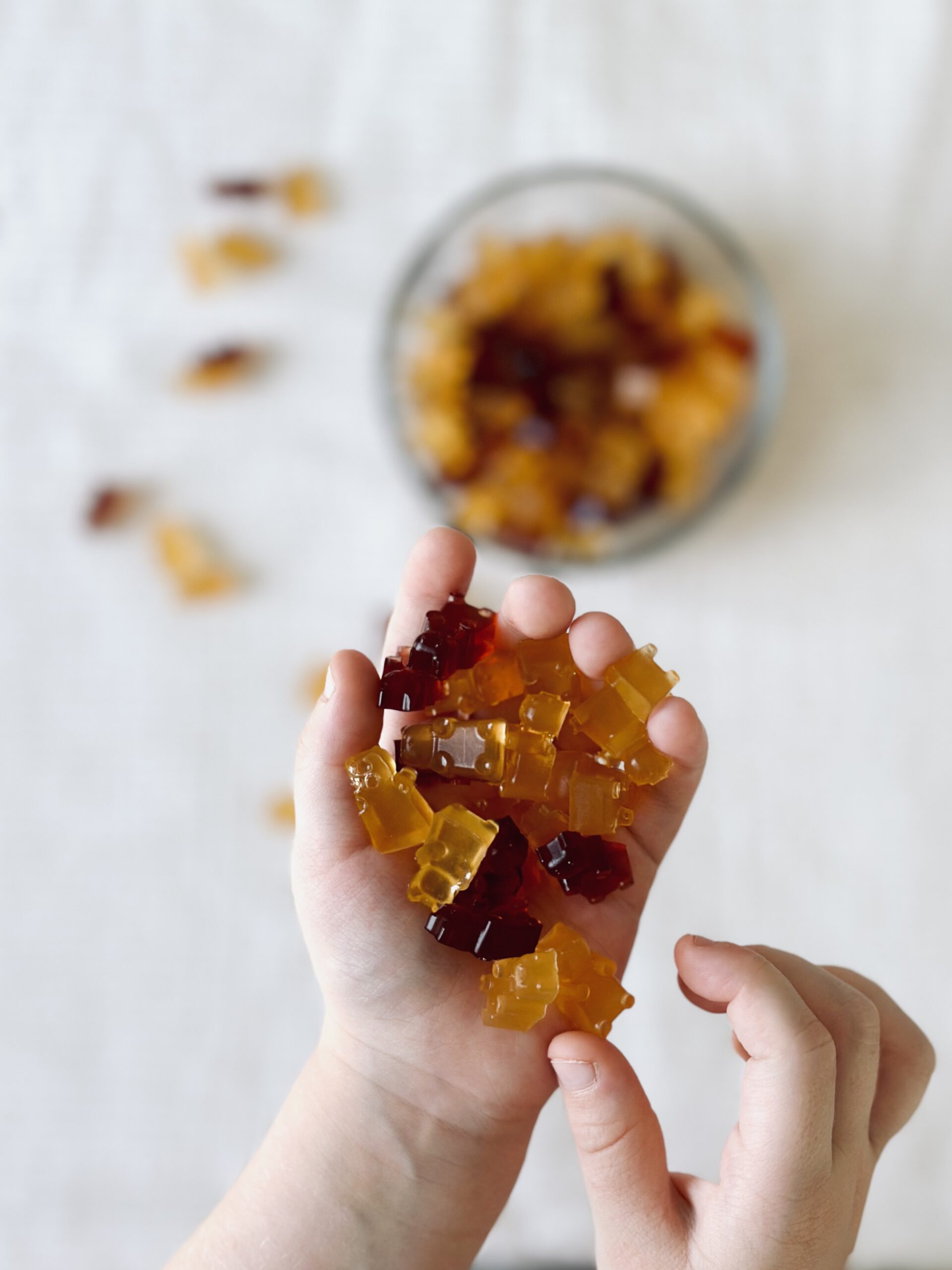 Perfekter Kindersnack - Selbst gemachte Gummibären
