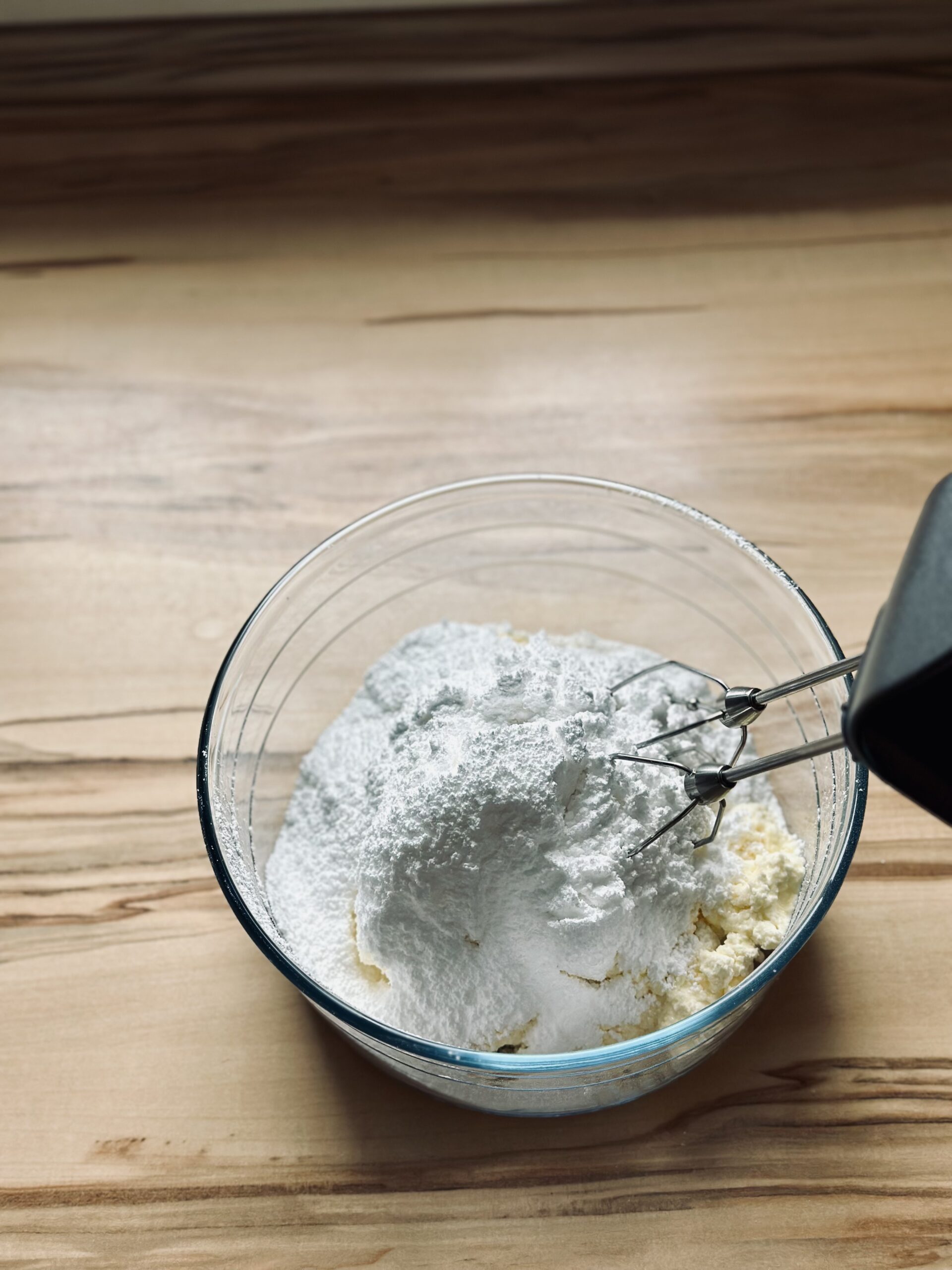 Creme Masse gut verrühren