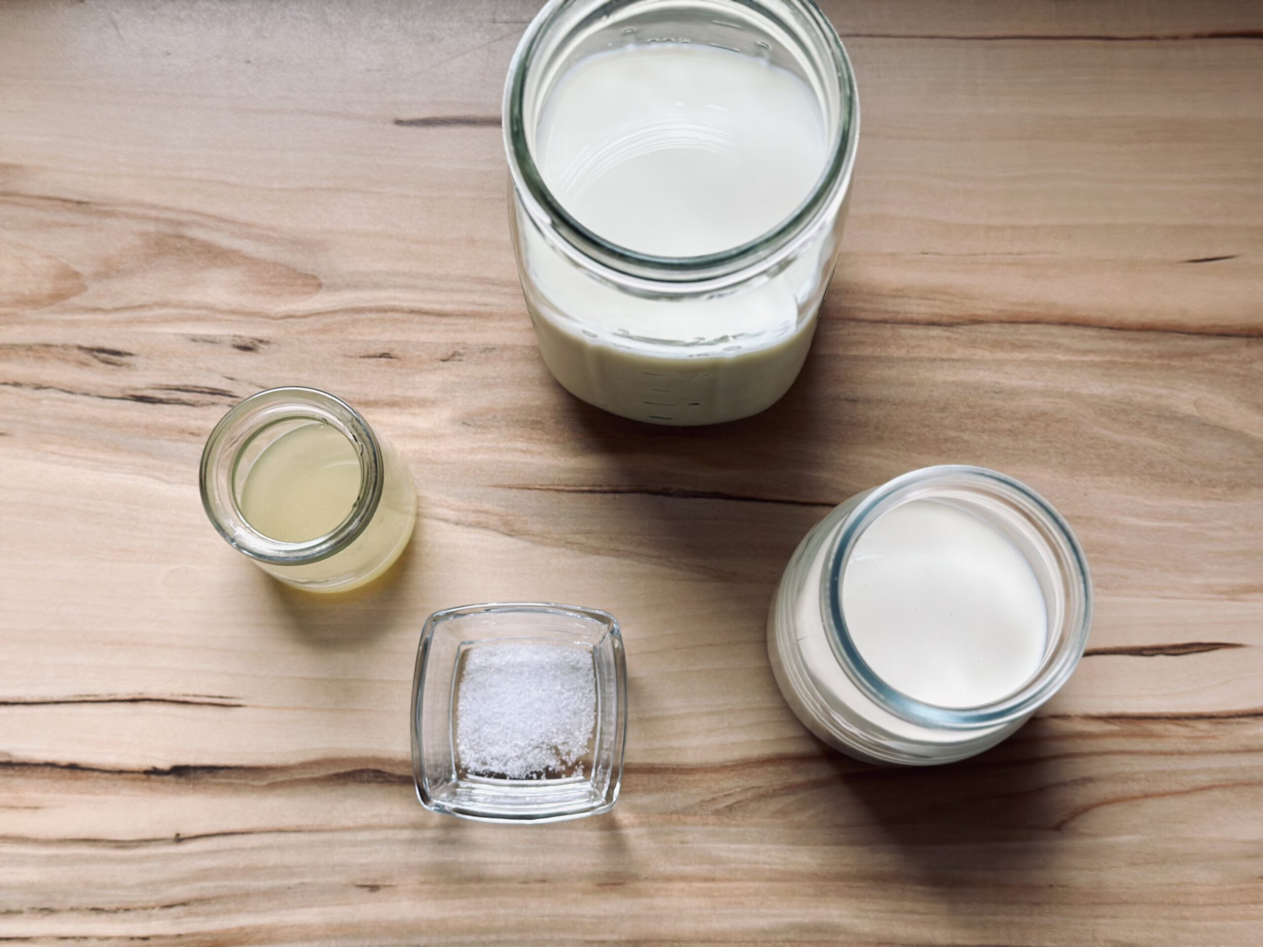 Zutaten für Ricotta