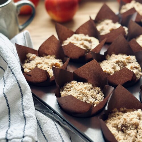 Sauerteig Apple Crumble Muffin