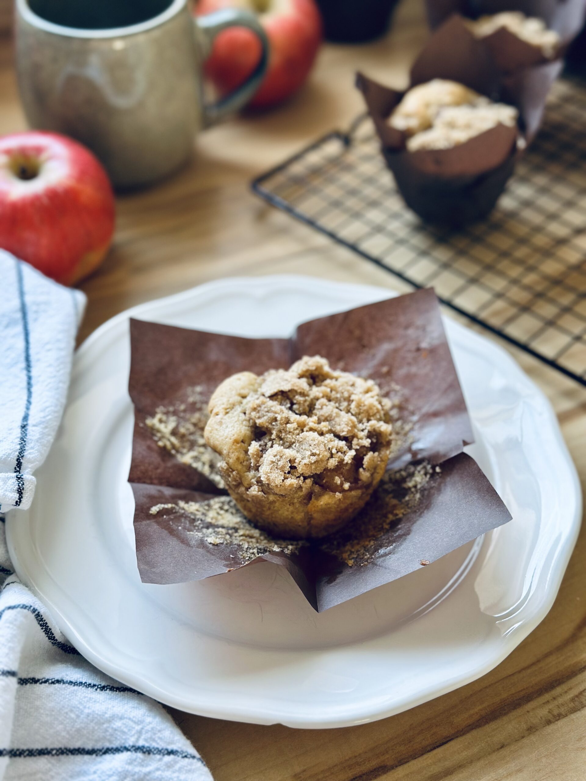 Bester Herbstmuffin - Apple Crumble Muffin